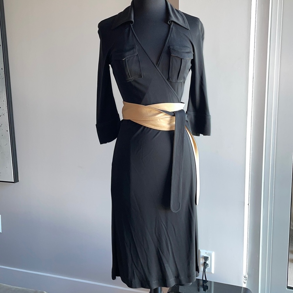 Classy Diane von Furstenberg Wrap Dress Sz 2
